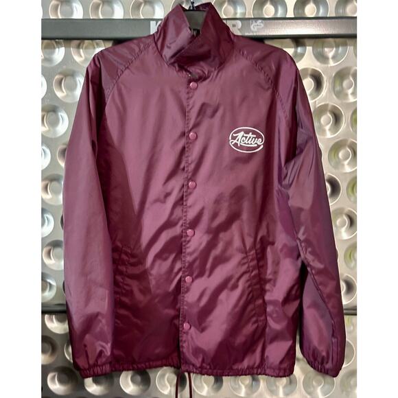 Active Skate Shop Red Wind Breaker Jacket | Great Condition - Picture 1 of 5